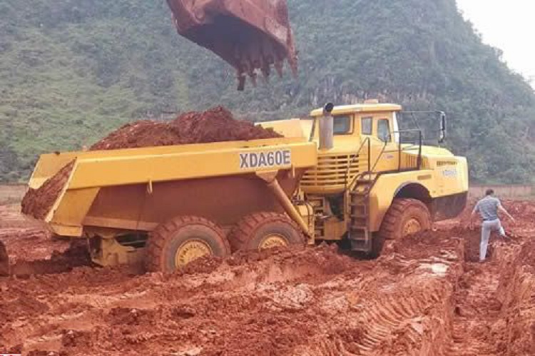 XCMG Official Good Articulated Mining Dump Truck 60ton XDA60E Dump Trucks For Sale